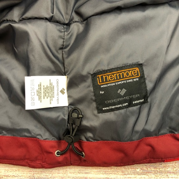 Women’s Red Obermeyer Tuscany II Insulated Ski Jacket - Size 16 - Picture 11 of 16